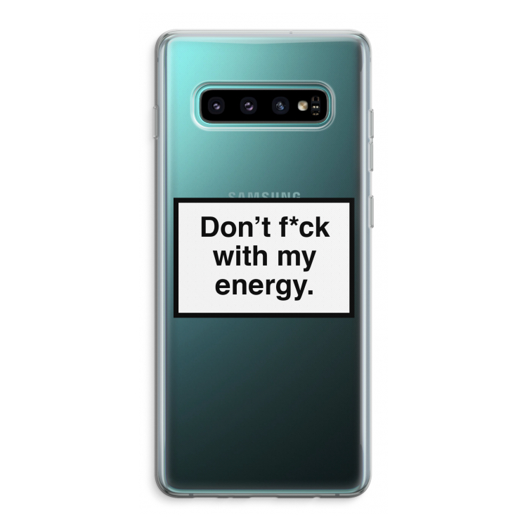 My energy: Samsung Galaxy S10 Plus Transparant Hoesje