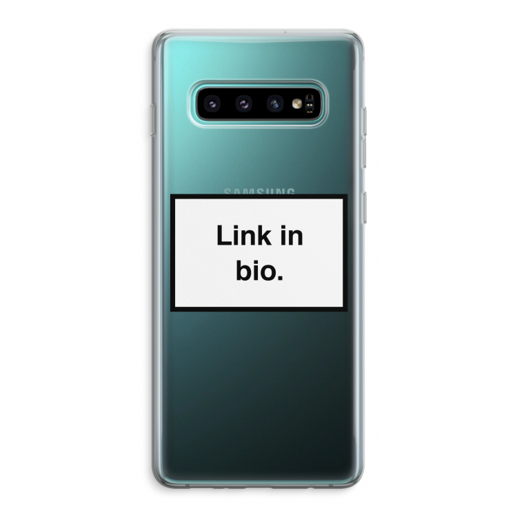 Link in bio: Samsung Galaxy S10 Plus Transparant Hoesje