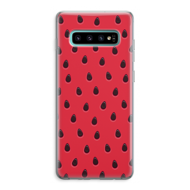 Watermelon: Samsung Galaxy S10 Plus Transparant Hoesje