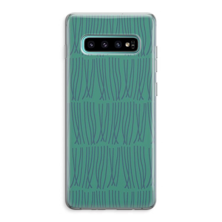 Swirls: Samsung Galaxy S10 Plus Transparant Hoesje