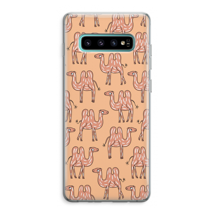 Kameel: Samsung Galaxy S10 Plus Transparant Hoesje