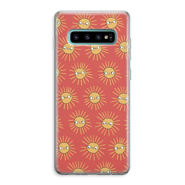 Zon: Samsung Galaxy S10 Plus Transparant Hoesje