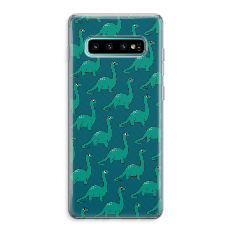 Diplodocus: Samsung Galaxy S10 Plus Transparant Hoesje
