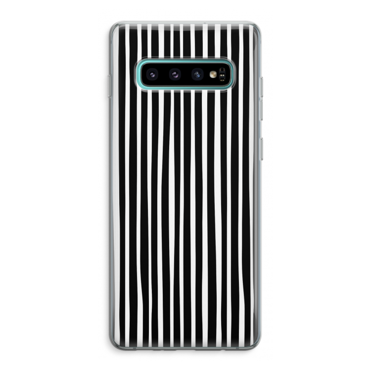 Stripes: Samsung Galaxy S10 Plus Transparant Hoesje