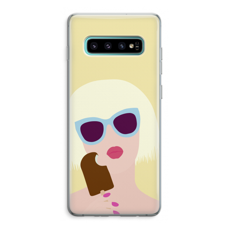 Ice cream: Samsung Galaxy S10 Plus Transparant Hoesje
