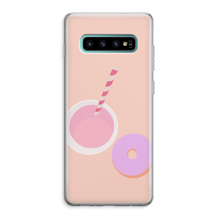 Donut: Samsung Galaxy S10 Plus Transparant Hoesje