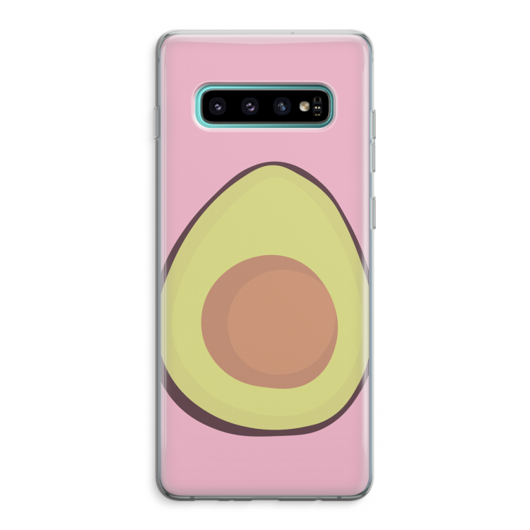 Avocado: Samsung Galaxy S10 Plus Transparant Hoesje