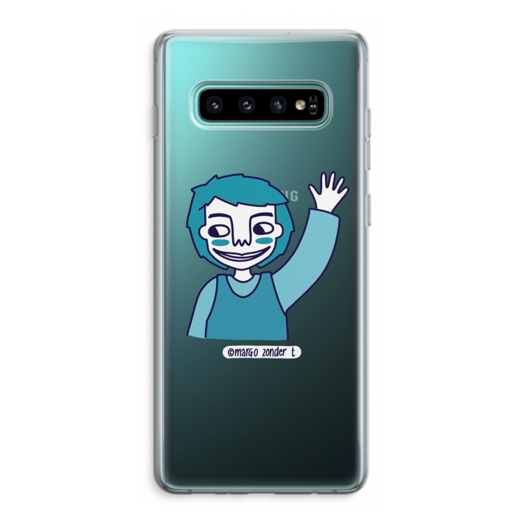 Zwaai: Samsung Galaxy S10 Plus Transparant Hoesje