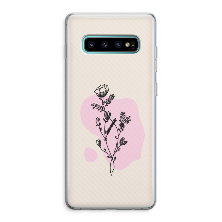 Roses are red: Samsung Galaxy S10 Plus Transparant Hoesje