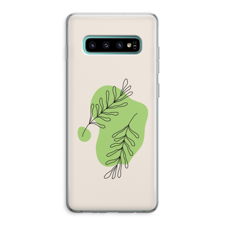Beleaf in you: Samsung Galaxy S10 Plus Transparant Hoesje