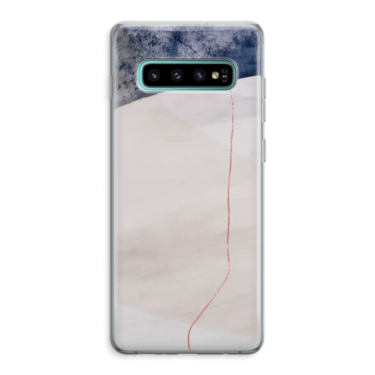 Stone White: Samsung Galaxy S10 Plus Transparant Hoesje