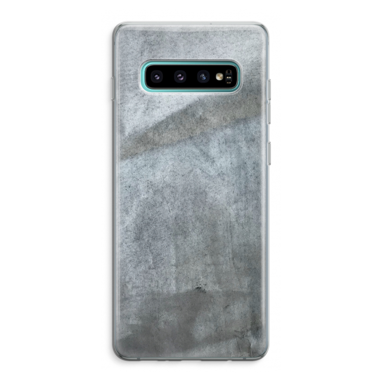 Grey Stone: Samsung Galaxy S10 Plus Transparant Hoesje