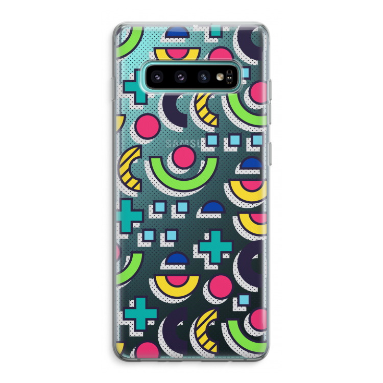 8-bit N°6: Samsung Galaxy S10 Plus Transparant Hoesje