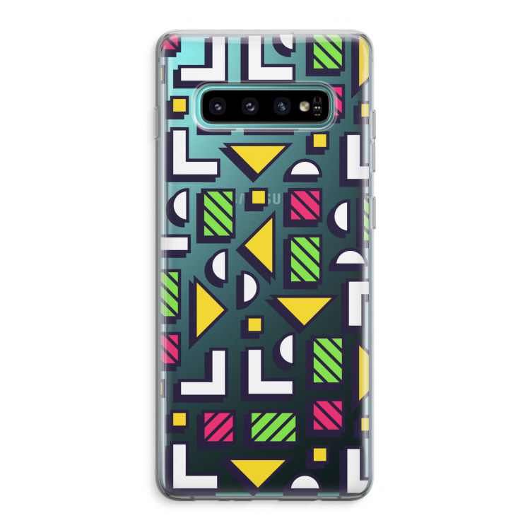 8-bit N°4: Samsung Galaxy S10 Plus Transparant Hoesje