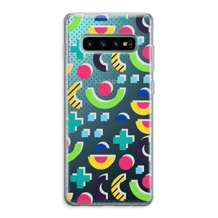 8-bit N°1: Samsung Galaxy S10 Plus Transparant Hoesje