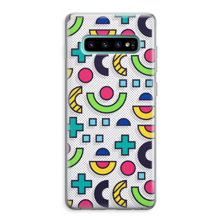8-bit N°6: Samsung Galaxy S10 Plus Transparant Hoesje