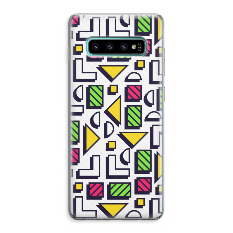 8-bit N°4: Samsung Galaxy S10 Plus Transparant Hoesje