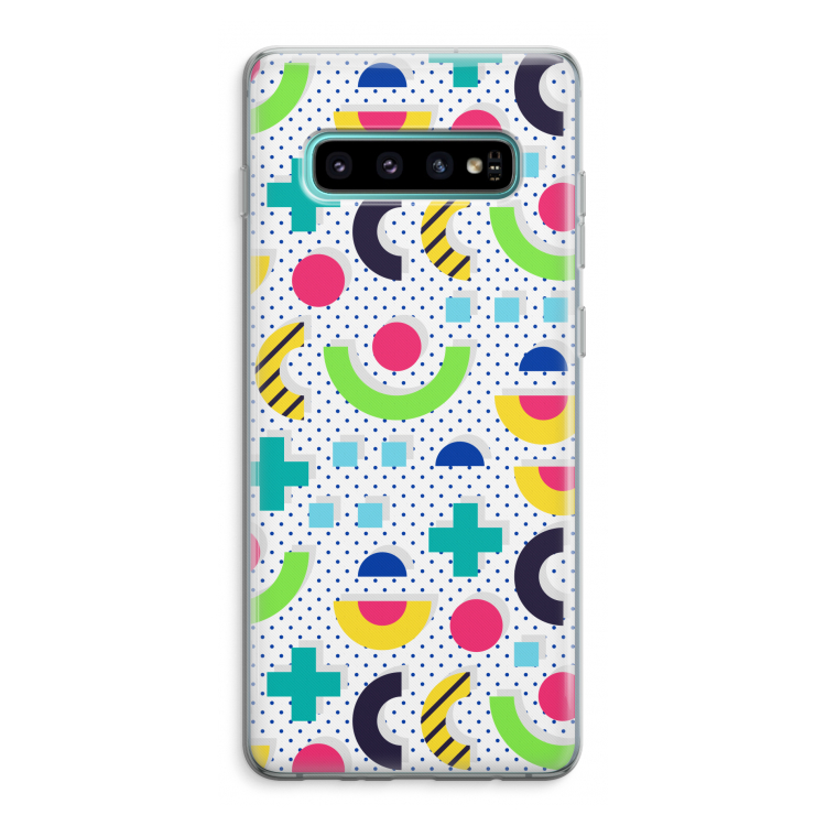 8-bit N°1: Samsung Galaxy S10 Plus Transparant Hoesje