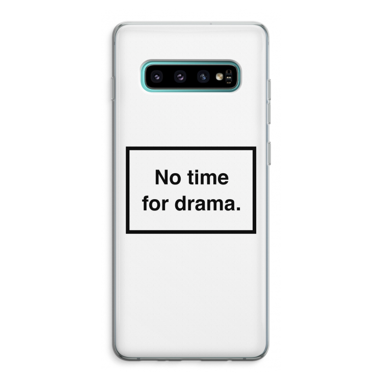 No drama: Samsung Galaxy S10 Plus Transparant Hoesje