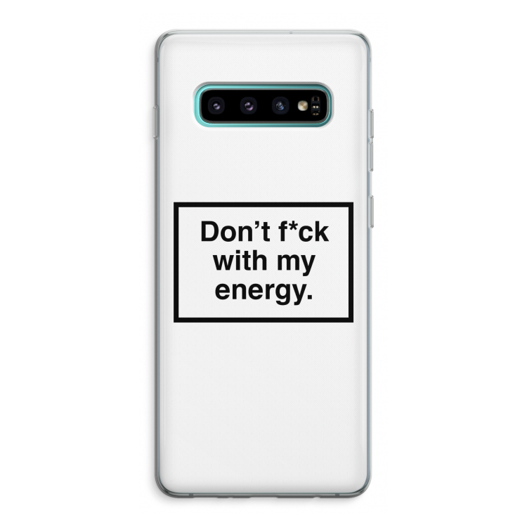 My energy: Samsung Galaxy S10 Plus Transparant Hoesje