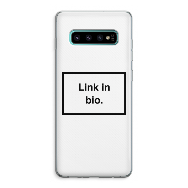 Link in bio: Samsung Galaxy S10 Plus Transparant Hoesje