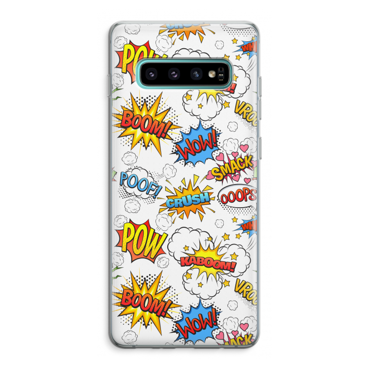 Pow Smack: Samsung Galaxy S10 Plus Transparant Hoesje