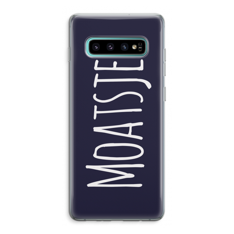 Moatsje!: Samsung Galaxy S10 Plus Transparant Hoesje