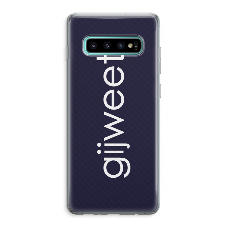 Gijweet: Samsung Galaxy S10 Plus Transparant Hoesje