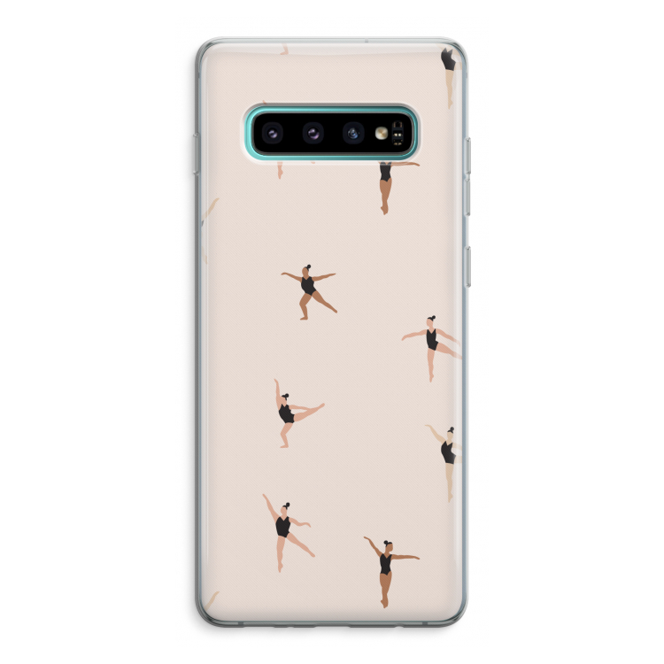 Dancing #1: Samsung Galaxy S10 Plus Transparant Hoesje