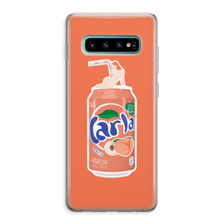 S(peach)less: Samsung Galaxy S10 Plus Transparant Hoesje