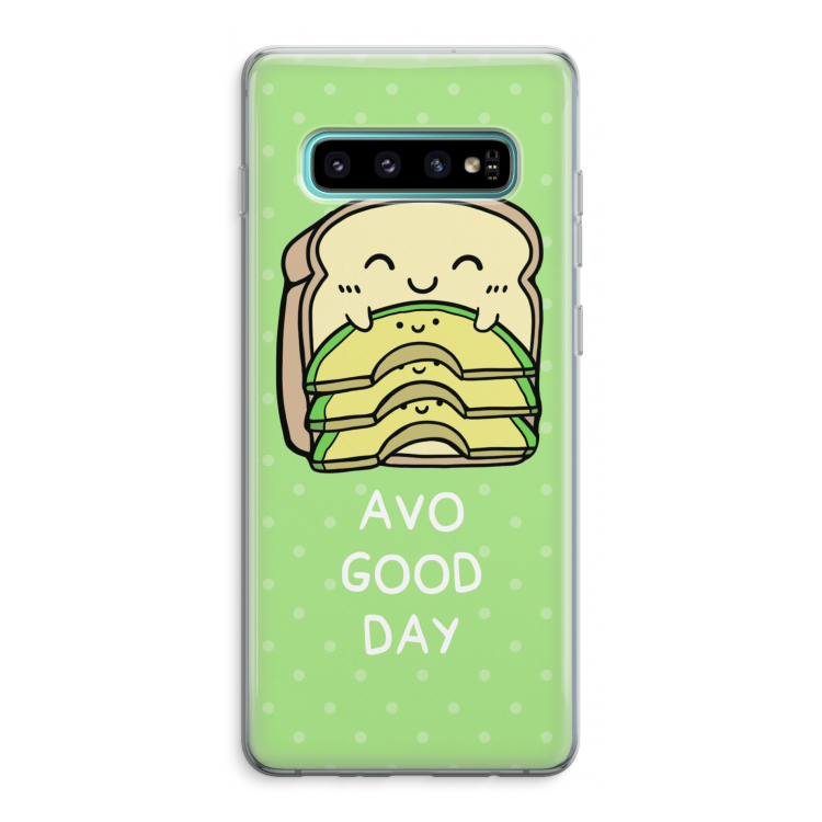 Avo Good Day: Samsung Galaxy S10 Plus Transparant Hoesje