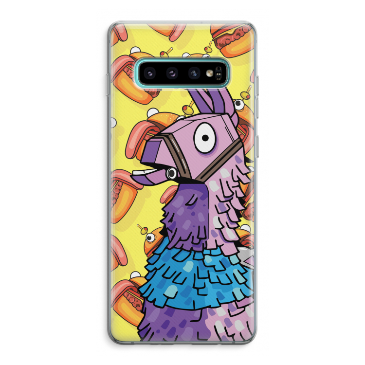 Loot Burger: Samsung Galaxy S10 Plus Transparant Hoesje