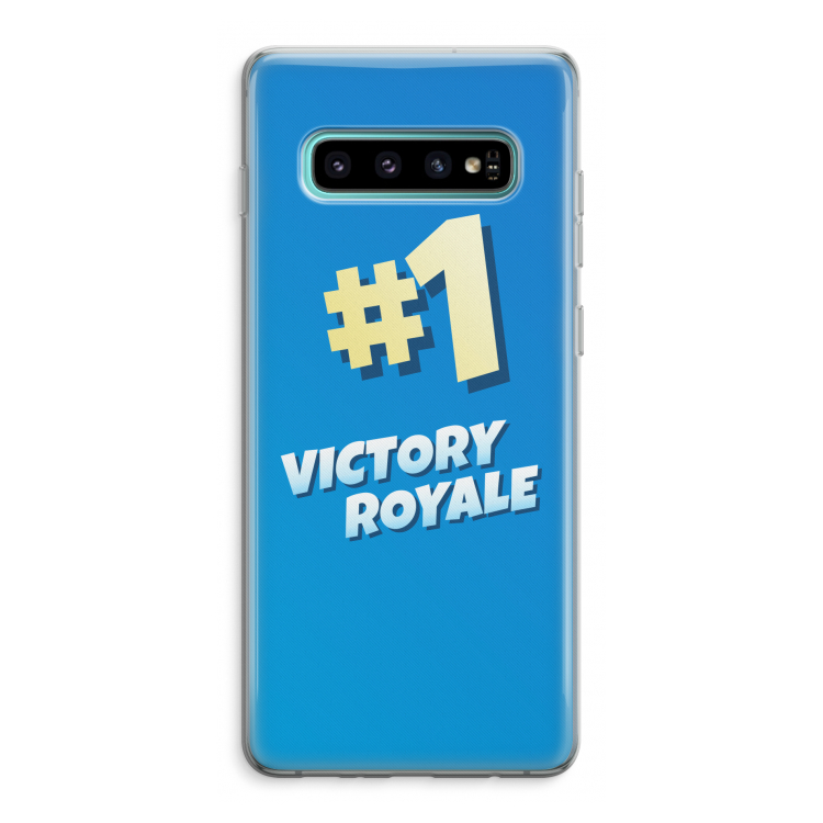 Victory Royale: Samsung Galaxy S10 Plus Transparant Hoesje