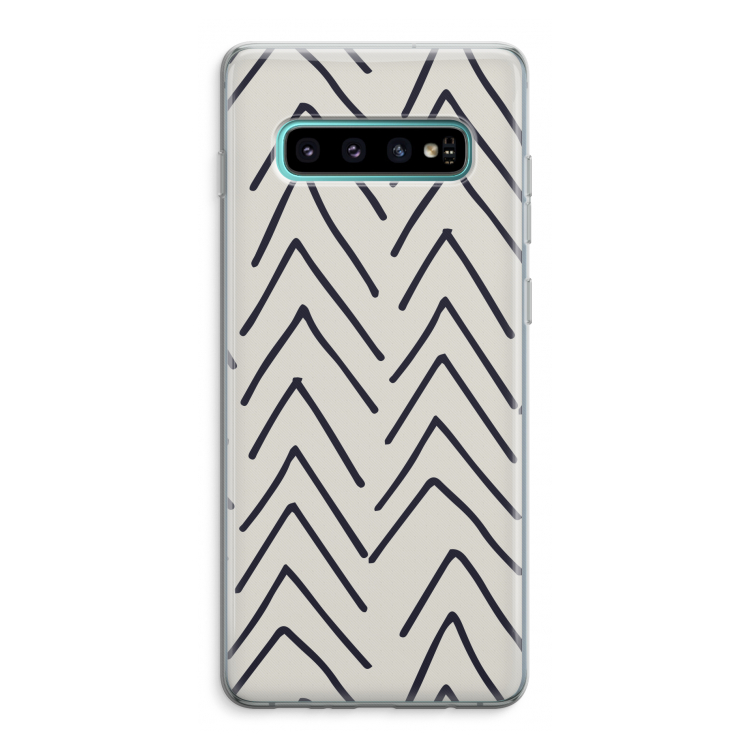 Marrakech Arrows: Samsung Galaxy S10 Plus Transparant Hoesje