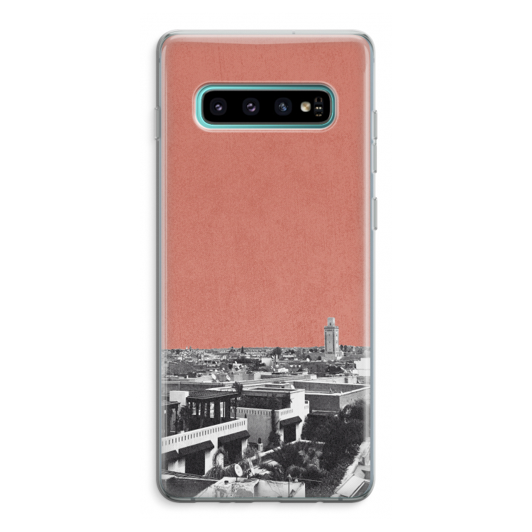 Marrakech Skyline : Samsung Galaxy S10 Plus Transparant Hoesje