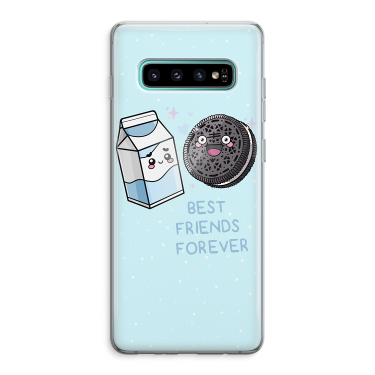 Best Friend Forever: Samsung Galaxy S10 Plus Transparant Hoesje