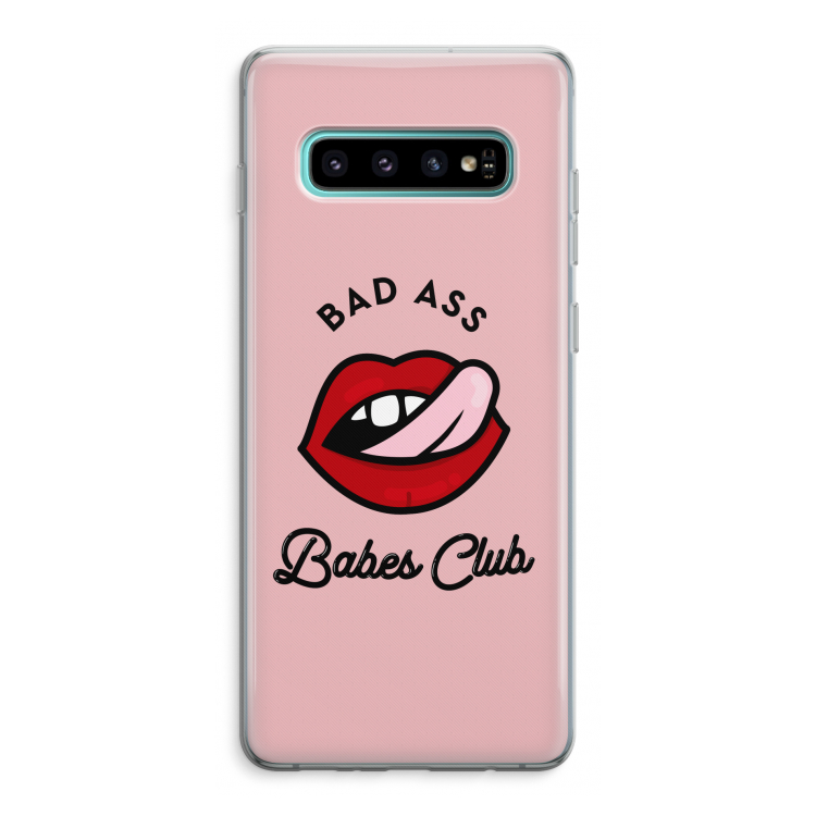 Badass Babes Club: Samsung Galaxy S10 Plus Transparant Hoesje