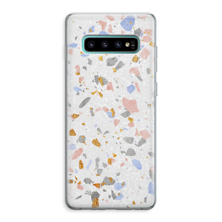 Terrazzo N°8: Samsung Galaxy S10 Plus Transparant Hoesje