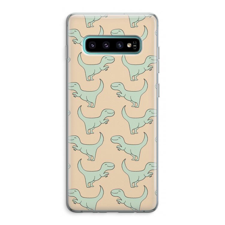 Dinos: Samsung Galaxy S10 Plus Transparant Hoesje