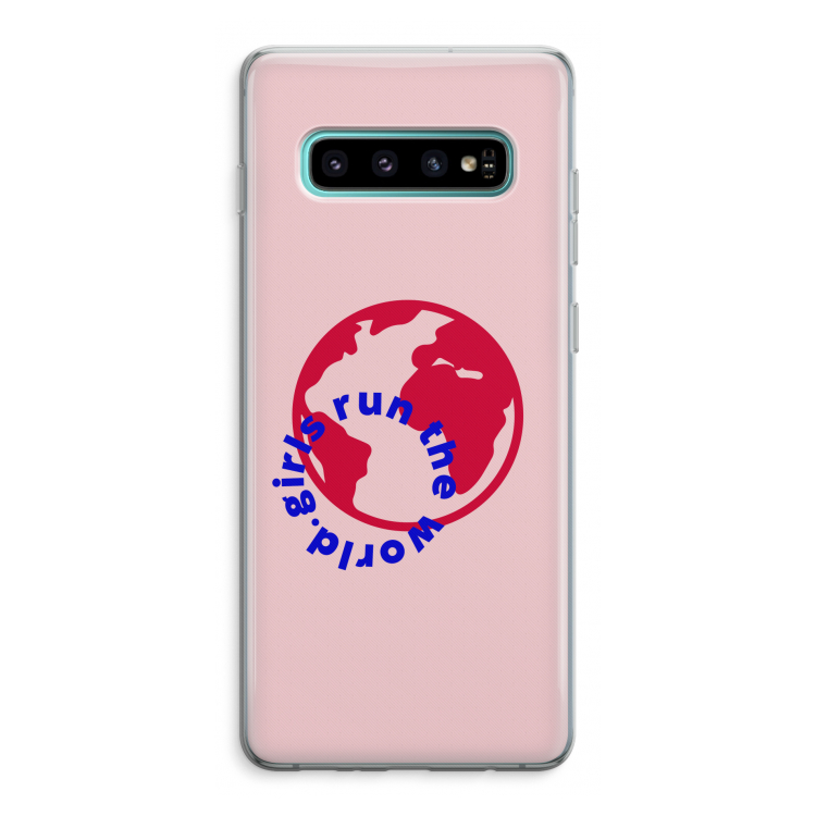 Run The World: Samsung Galaxy S10 Plus Transparant Hoesje