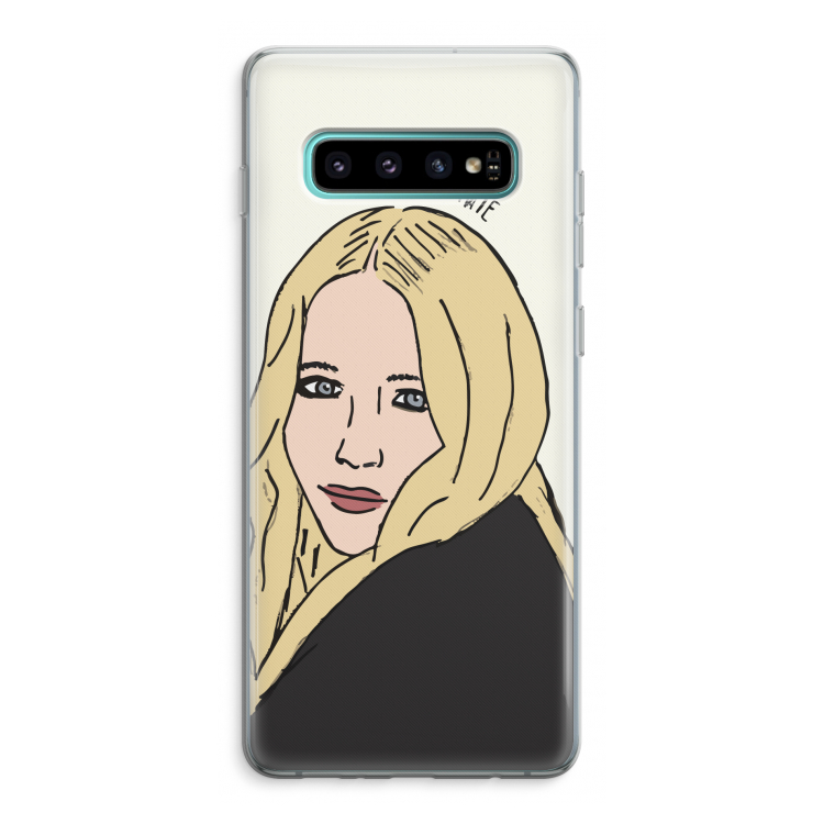 Mary Kate: Samsung Galaxy S10 Plus Transparant Hoesje
