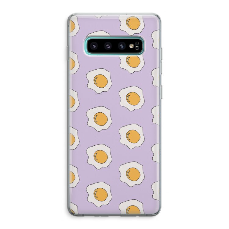 Bacon to my eggs #1: Samsung Galaxy S10 Plus Transparant Hoesje