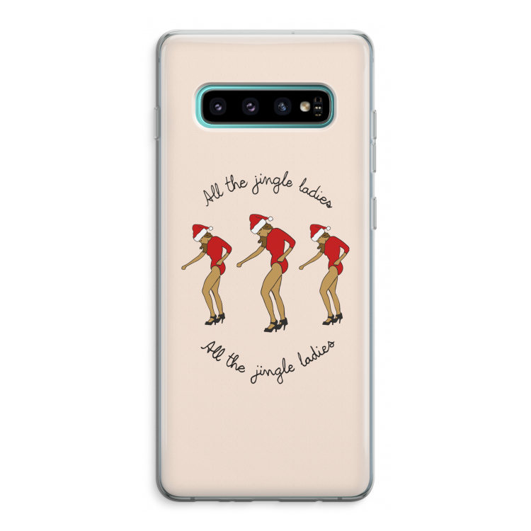 Jingle Ladies: Samsung Galaxy S10 Plus Transparant Hoesje