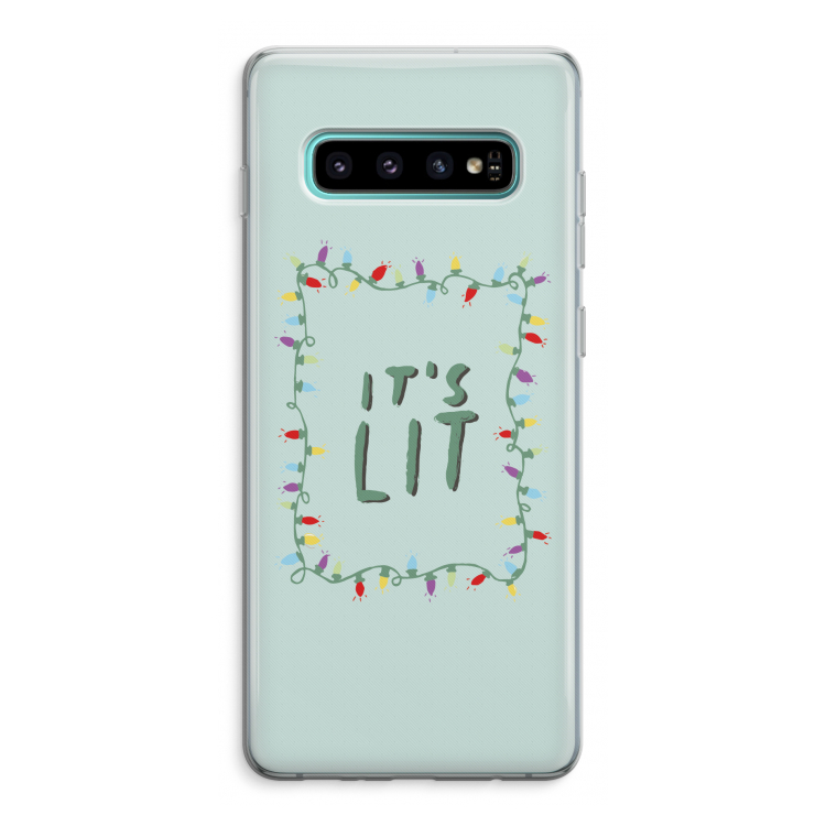 It's Lit: Samsung Galaxy S10 Plus Transparant Hoesje