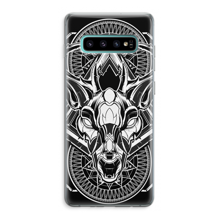 Oh Deer: Samsung Galaxy S10 Plus Transparant Hoesje
