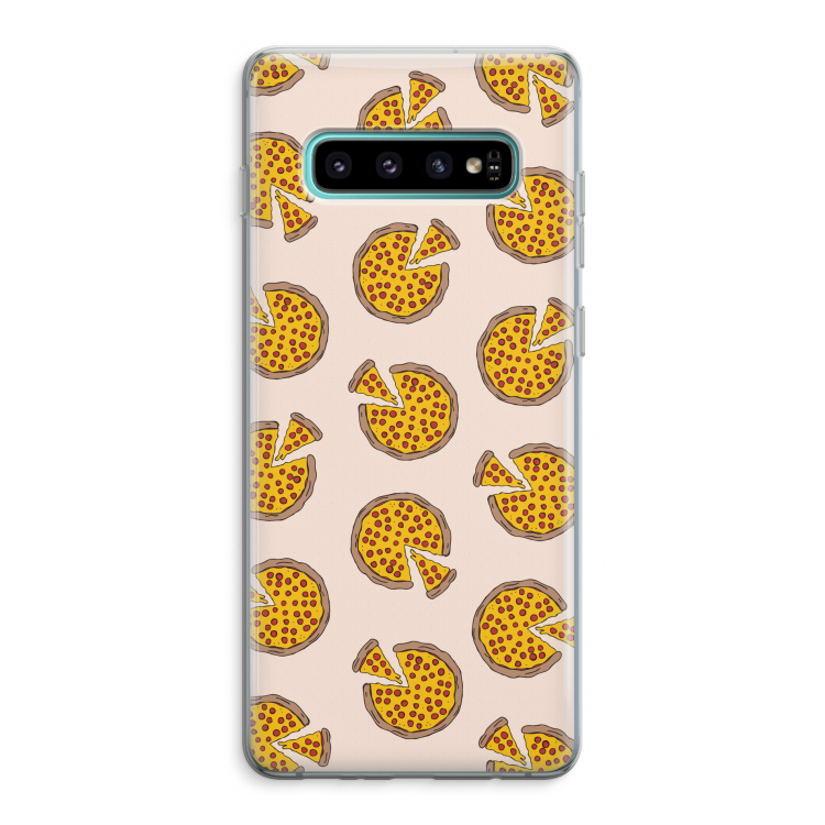 You Had Me At Pizza: Samsung Galaxy S10 Plus Transparant Hoesje