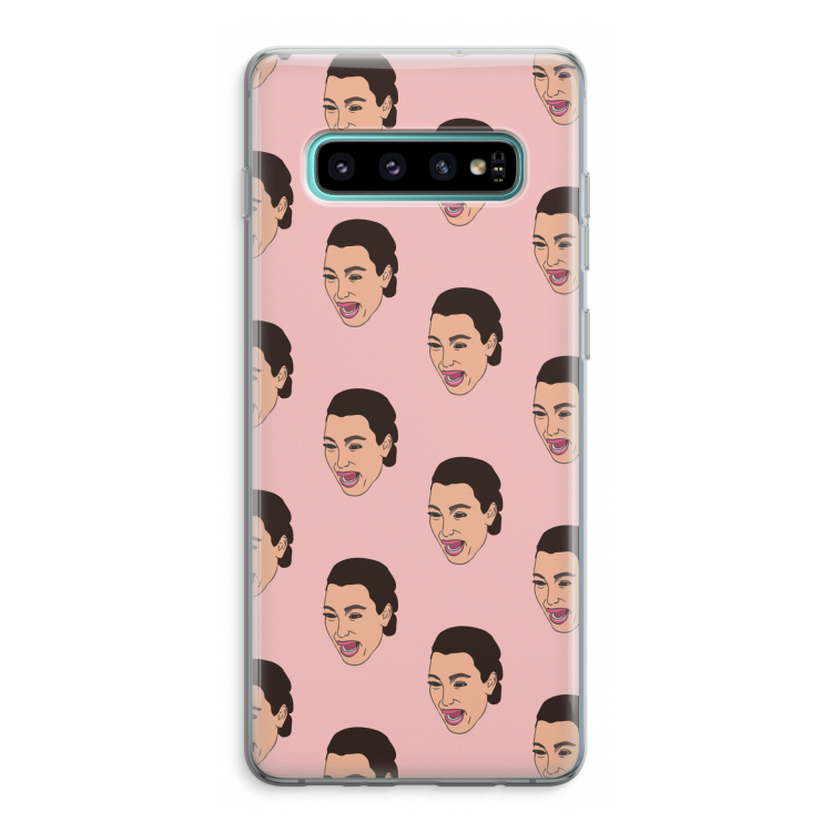 Ugly Cry Call: Samsung Galaxy S10 Plus Transparant Hoesje