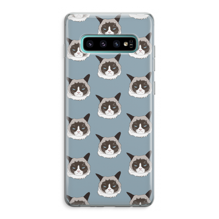 It's a Purrr Case: Samsung Galaxy S10 Plus Transparant Hoesje