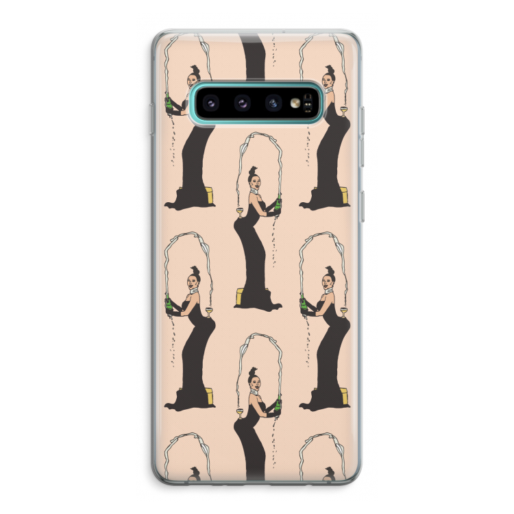 Pop Some Kim: Samsung Galaxy S10 Plus Transparant Hoesje