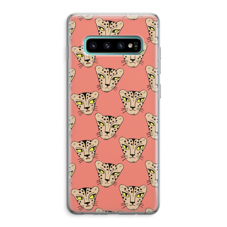 Tijger: Samsung Galaxy S10 Plus Transparant Hoesje